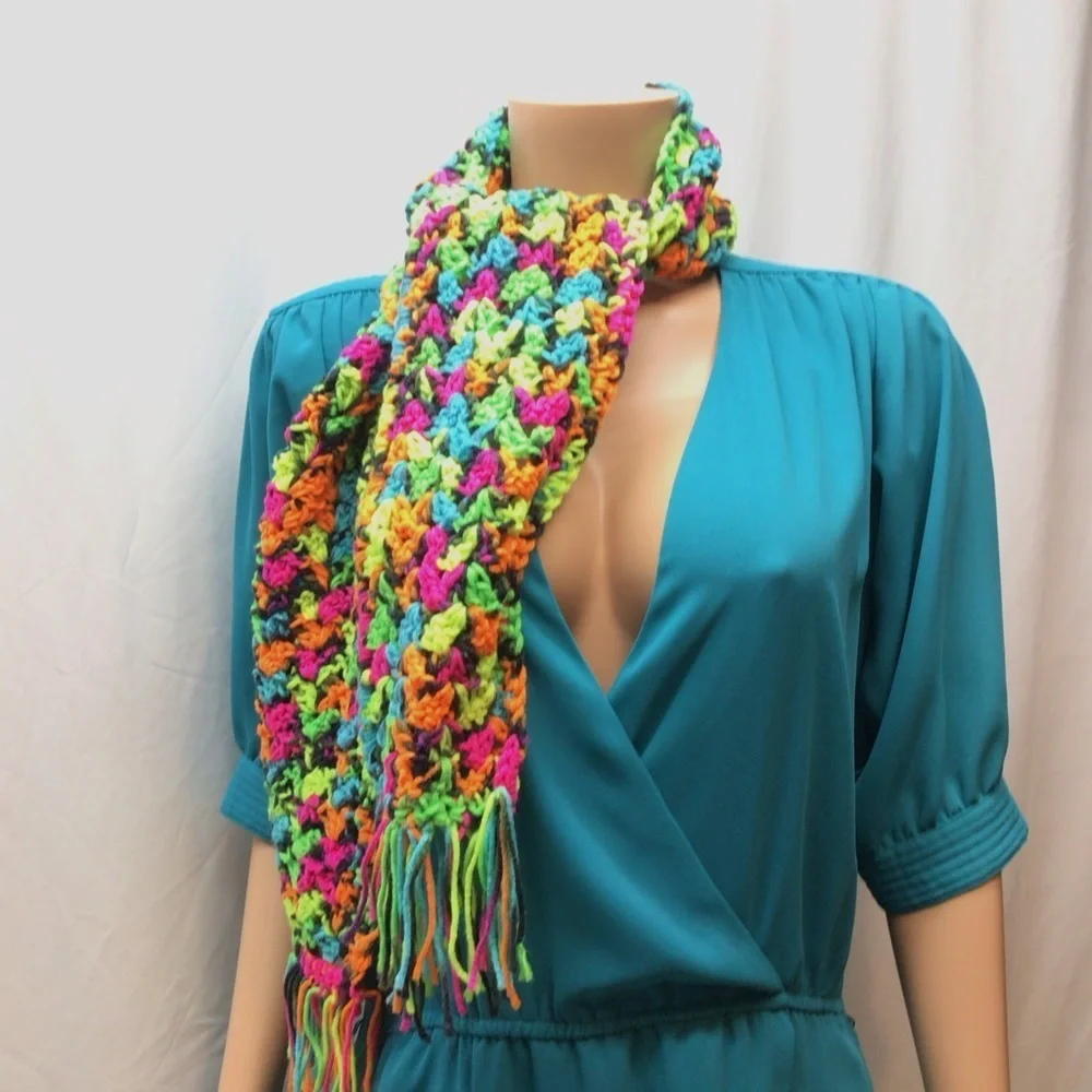 (2) Charlotte Russe & Handmade Crocheted Scarfs